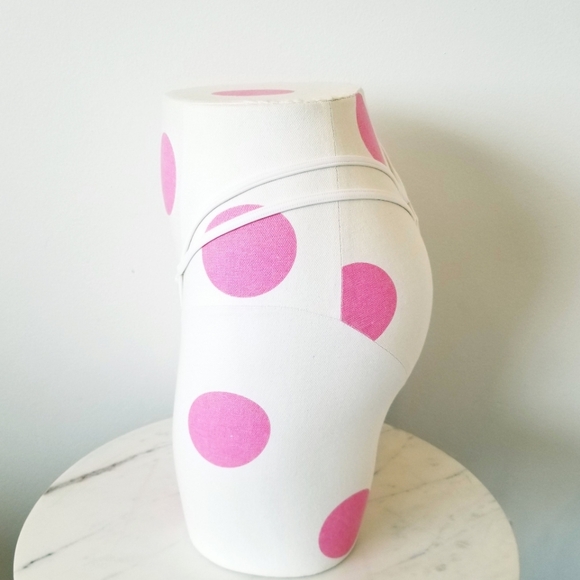 Victoria's Secret PINK Polka Dot Strappy Low Rise Thong V-String G-String Panty - Picture 3 of 11